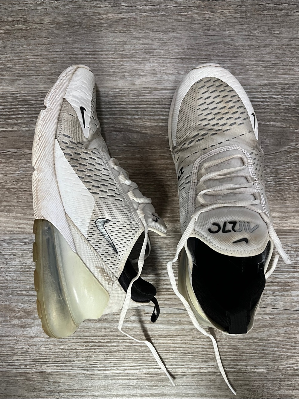 Nike Men’s White/Black Air Max Sneakers
